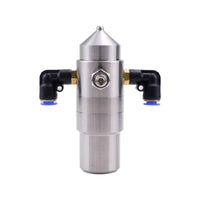 Resistant Air Atomizing Spray Nozzle Long-Lasting Construction Two-Fluid Misting Nozzle Adjustable Flow Stainless Steel Misting Head Wide Coverage for Corrugated Cardboard Production, Dust Suppression
