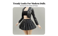 1/6 Scale Female Clothing Stylish Design 1/6 Scale Figure Clothes Contemporary Cut BJD Doll Clothes for Hobbyists, Diorama Display