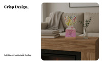 English Desk Calendar, Bloomy Flowers, Floral, Office or School Gift
