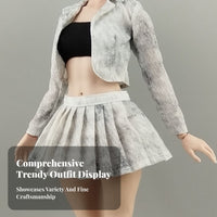 1/6 Scale Female Clothing Stylish Design 1/6 Scale Figure Clothes Contemporary Cut BJD Doll Clothes for Hobbyists, Diorama Display