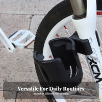 Easy Installation Cycle Cup Holder Secure Grip Stroller Cup Holder Lightweight for Commuters, Wheelchair Users, Mobility Aid, Commuting