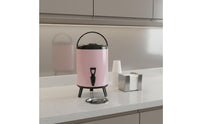Commercial Milk Tea Container Leak-Resistant Design Insulated Beverage Dispenser with Spigot Portable Hot and Cold Drink Barrel for Caterers