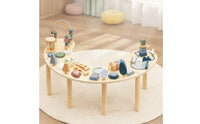 Developmental Table with Bead Maze Learning Developmental Table Wooden Activity Center Multifunctional Furniture