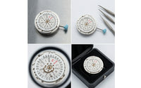 Day Dates Watch Movement Mechanical Watch Movement with Day Dates Long Service Life Hardware for Hobbyists