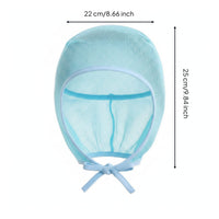 Breathable Full-Cover Work Cap Lightweight Mesh Cap with Tie Closure One-Size Mesh Hat Ventilated for Workshops