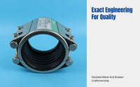 304 Stainless Steel Connector, Double Leak Repair Coupling, Water Joint, Polished Finish