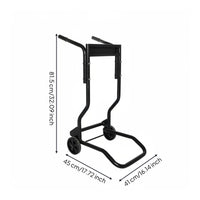 Outboard Trolley Two Wheeled Outboard Motor Steel Stand Construction Boat Motor Display Stand Storage