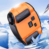 USB Rechargeable Waist Clip Fan Long Battery Life Personal Belt Fan Strong Breeze 5 Speed Settings for Construction Workers, Campers, Hikers, Outdoor, Job Sites, Camping, Travel