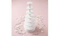 Multi-Tier Cake Stand Sturdy Cupcake Stand with Plates Primary Tiered Dessert Display for Dessert Makers, Event Decorators
