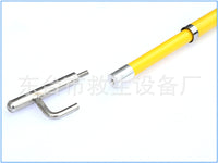 Telescopic Stainless Steel Boat Hook for Rescue and Mooring
