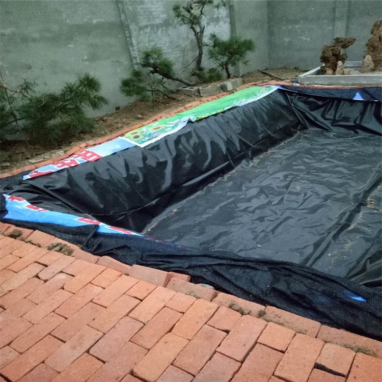 HDPE Geomembrane Pond Liner for Fish Ponds and Aquaculture, Black Anti-Seepage Film