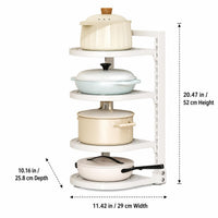 pot and pan organizer rack