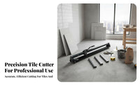 Manual Tile Cutter Portable Manual Floor Tile Cutter Porcelain Slab Cutting Tool Sturdy-Duty Construction Ergonomic Handle