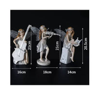 Gift Idea Music Angel Figurine Delicate Design Cello Angel Statue for Girls