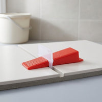 100 Pieces Tile Leveling Wedge Reusable Wedges Sturdy Tiling Tool for Home Improvers