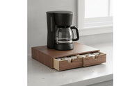 Coffee Pod Storage Space Saving 30 Pod Organizer Easy Access Coffee Capsule Drawer for Kitchen Counter, Office Break Room
