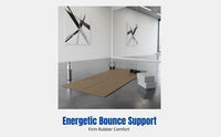 Coconut Texture Exercise Mat, Non-Slip PU Rubber, Wide Foldable Fitness Mat, Impact Absorption, Quiet, Home, Women