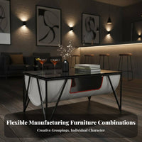 Creative Design warehouse Booth Dining Set adaptable Combination 4-Seater Table collection Sturdy Construction Cafe Seating Group Antiabrasion Feet for Bar Proprietors, Restaurant Owners, Homeowners, Coffee Shop, Pub, Bistro, Lounge