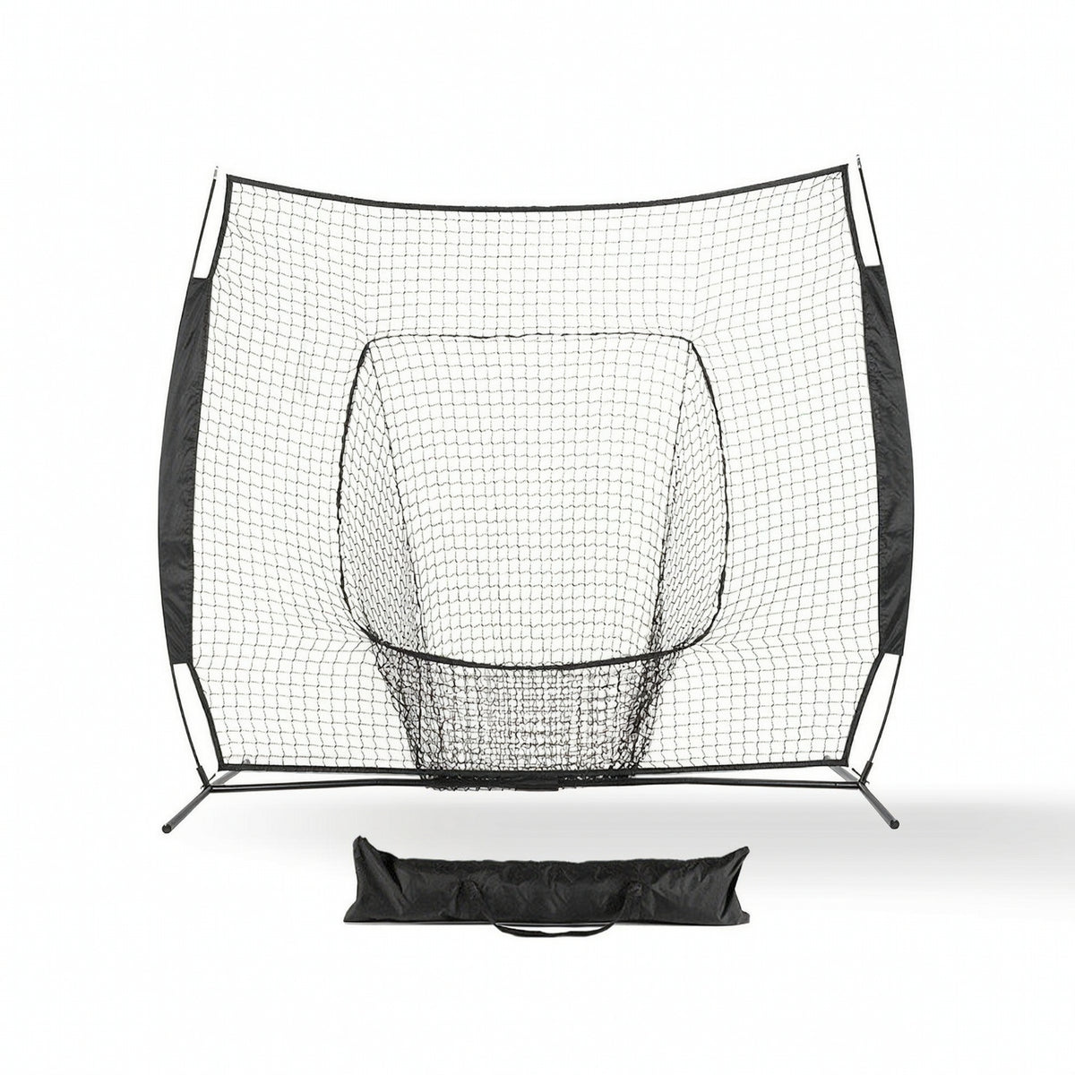 Baseball Rebounder Weather-Resistant Net-Resistant Baseball Pitchback Net Easy Setup for Coaches, Backyard, Indoor Training