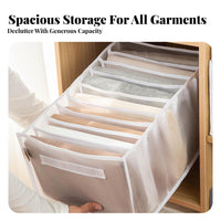 Multicompartment Clothing Box foldable Closet Organizer long-finaling Construction