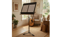 Sheet Music Stand Matte Black Tripod Music Stand Freestanding for Home Studio