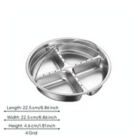 Integrated Lifting Handle Rice Cooker Steam Tray Raised Rim Stainless Steel Steam Tray Polished Silver Rice Cooker Steamer Insert Odorless