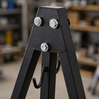Bolted Joints Triangular Frame Handle Rack Double-Sided Hooks Freestanding Handle Rack
