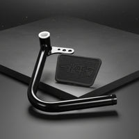 Embossed Grip Pattern Electric Tricycle Brake Pedal White Plastic Liners Metal Brake Pedal Assembly Textured Vehicle Hardware Mounting Holes