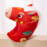 Soft Horse Head Hat Photo Prop   Warm and Thick Animal Costume Headpiece for Adults, Teens, Photoshoots, Parties, Halloween