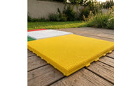 Rectangular Plastic Bristle Ski Mat Yellow Ski Practice Mat