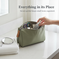 Portable Mini Cosmetic Bag for Travel - Lipstick Pouch, Simple & Exquisite Handbag Organizer