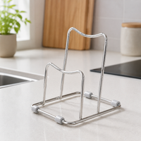 pot lid and cutting board rack