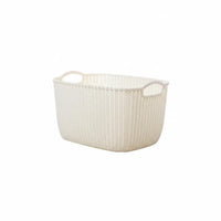Imitation Rattan container flexible Woven Organizer Lightweight for Living Room
