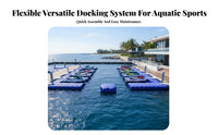 Plastic Pontoon Block Interchangeable Design Buoyant Dock Cube Walkway Pontoon Section High Buoyancy Water Scooter Raising