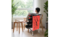 Salon Tool Trolley Cart Multi Layer Hairdressing Trolley Cart with Wheels for Hair Salons