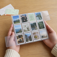 Minimalist 3-Inch Photocard Album with Grid Pockets