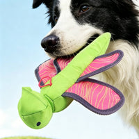 Outdoor Play Squeaky Dog Launcher Toy Long-Lasting Oxford Cloth Dog Fetch Launcher Slobber-Slobber-Resistant Pickup Interactive Fetch Toy Launches 3x Farther for Dogs, Yard, Park