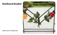 Sturdy Support Heart-Shaped Trellis Decorative Shaped Plant Trellis Long-Lasting Climbing Frame Easy to Install for Gardeners, Houseplant Owners, Homeowners, Potted Plants, Outdoor, Balcony, Home Decor