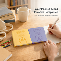Mini Portable Capybara Notebook Set for Students, Cute Pocket-Sized Memo Pads for Class Notes