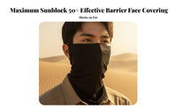 Protection Face Cover UPF 50 Protection Neck Guard Breathable Cycling Face Cover Lightweight Cooling Sun Face Cover