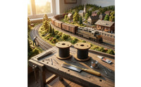 2 Pieces Railway HO Scale Cable Reel 1:87 Scenery for Hobbyists