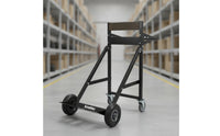 Folding Outboard Motor Trolley Foldable Outboard Motor Stand with Wheels Portable Wheeled Stand with Tray Sturdy for Boaters, Mechanics, Workshop, Garage, Dockside