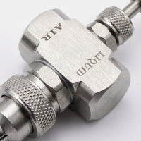 Spray Tip for Misting, Stainless Steel Fine Mist Nozzle, Siphon Fan-Shape Spray Tip for Greenhouse Humidification