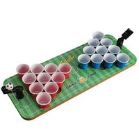 Easy to Assemble Football Drinking Game Board Interactive Tabletop Football Game with Cups Arcade-Style Toy Sturdy for Adults