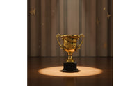 Gold Trophy Award Cup Lightweight Trophy Award Cup Shimmering Contemporary for Students, Competitions, School Events