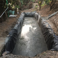 HDPE Geomembrane Pond Liner for Fish Ponds and Aquaculture, Black Anti-Seepage Film