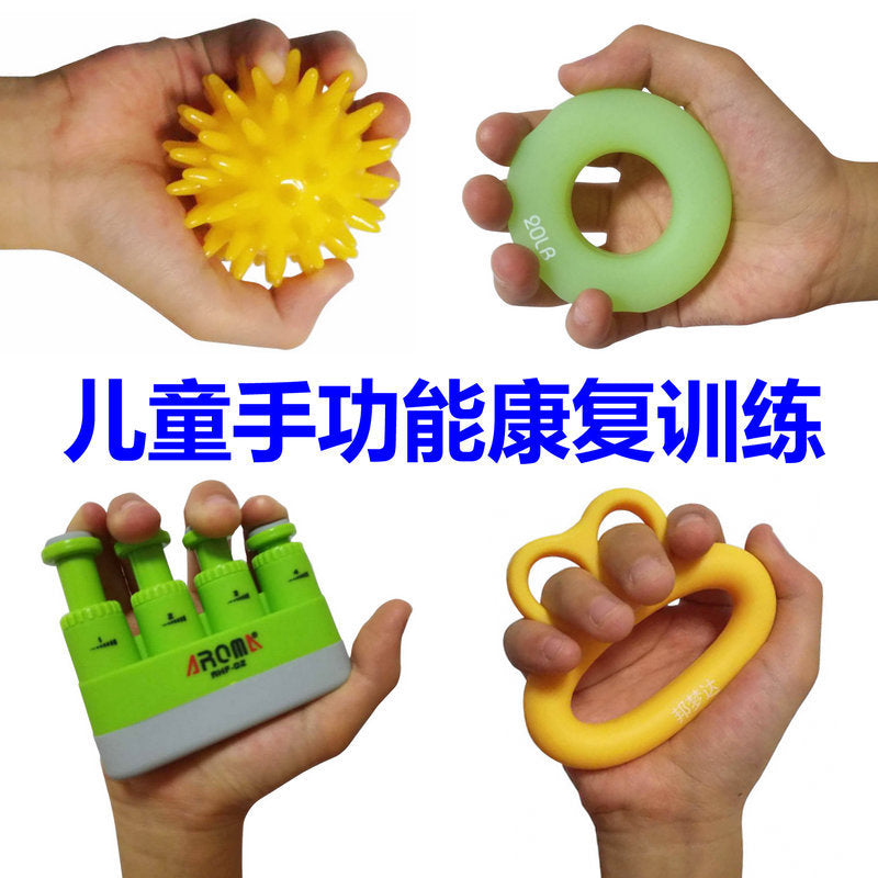 Kids' Hand Function Rehabilitation Training Aids Finger Strength Gripper Ball Hand-Eye Coordination Training Tools