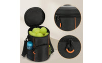 Multi-Pocket Gear Bag with Mesh Pockets Portable Sports Bag with Shoulder Strap Versatile Sturdy for Athletes, Players, Tennis