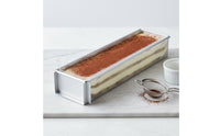 Rectangular Tiramisu Pan Aluminum Mousse Cake Container Long Loaf Pan for Dessert Makers, Bakery