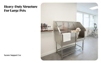 Electric Lift Pet Grooming Tub Heavy Duty Electric Lift Dog Grooming Tub Non-Slip Height Adjustable Pet Bathtub